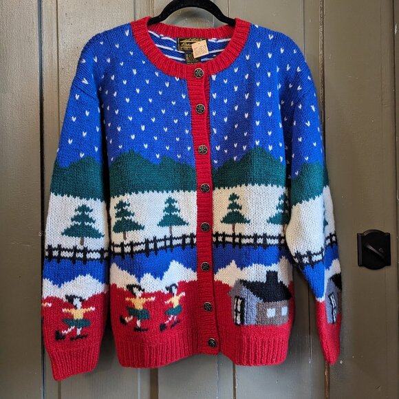 Vintage Eddie Bauer Christmas Sweater - Picture 1 of 2